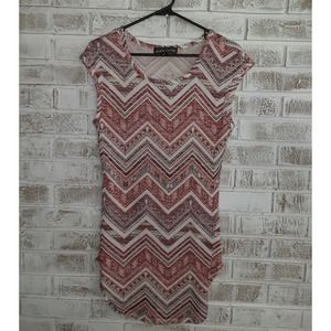 Almost Famous Knit Top sz M Southwest, Boho